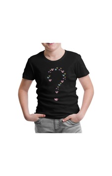 Lord Tshirt Kalp Soru Işareti Siyah Çocuk Tshirt Lord Tshirt Kalp Soru Işareti Siyah Çocuk Tshirt