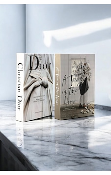2'li A Tree & Gelinlik Dekoratif Kitap Kutu