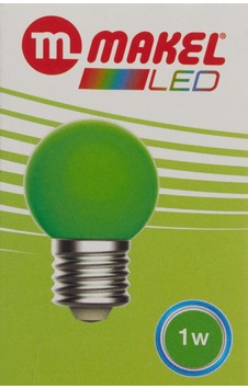 Makel Led Gece Lambası, 1 W, E27 Duy, Yeşil Sku: Zeusb07cjb2qlx Makel Led Gece Lambası, 1 W, E27 Duy, Yeşil Sku: Zeusb07cjb2qlx