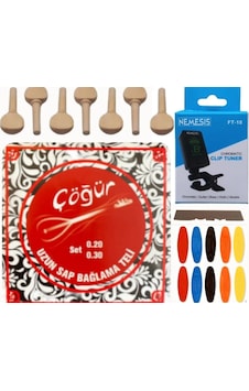 Çöğür 0.20 Uzun Sap Bağlama Teli 5'Li Ekonomik Set Çöğür 0.20 Uzun Sap Bağlama Teli 5'Li Ekonomik Set