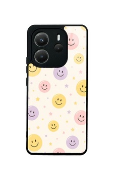 Xiaomi Redmi Note 14 4g Kılıf Kamera Korumalı Desenli Zore Lusi Kapak Xiaomi Redmi Note 14 4g Zore - Gülen Yüzler