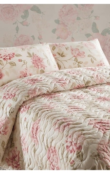 Enlora Home Kapitone Yatak Örtüsü Seti Çift Kişilik Care Pembe Enlora Home Kapitone Yatak Örtüsü Seti Çift Kişilik Care Pembe