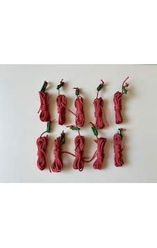 Rainbow 4 Metre x 10 Adet Gergi Aparatlı Çadır İpi Kırmızı Rainbow 4 Metre x 10 Adet Gergi Aparatlı Çadır İpi Kırmızı