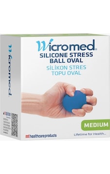 Silikon Stres Topu Mavi Medium Diğer