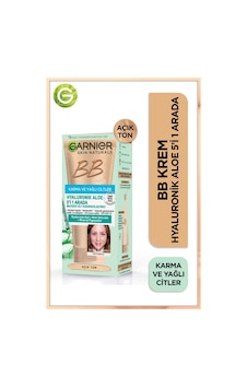 Garnier Mucizevi Karma ve Yağlı Ciltler İçin Cilt Kusursuzlaştırı BB Krem Açık Ton 50 ML Garnier Mucizevi Karma ve Yağlı Ciltler İçin Cilt Kusursuzlaştırı BB Krem Açık Ton 50 ML