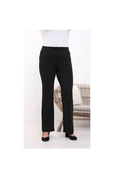 Paw Garage Kadın Nola 36-50 Beden Likralı Toparlayıcı İspanyol Paça Büyük Beden 4 Mevsim Krep Pantolon Siyah Paw Garage Kadın Nola 36-50 Beden Likralı Toparlayıcı İspanyol Paça Büyük Beden 4 Mevsim Krep Pantolon Siyah