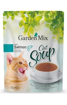 Garden Mix Somonlu Kedi Çorbası 40 G Garden Mix Somonlu Kedi Çorbası 40 G