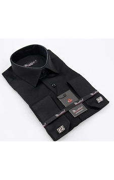 Dicotto Micro Kumaş Kol Düğmeli Slim Fit Düz Renk Gömlek - 201-6 001 Dicotto Micro Kumaş Kol Düğmeli Slim Fit Düz Renk Gömlek - 201-6 001