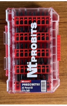 Nt Probıts Endüstriyel S2 Bits / Vidalama Ucu Seti - 52 Parça Nt Probıts Endüstriyel S2 Bits / Vidalama Ucu Seti - 52 Parça