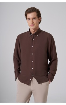 Morven Erkek Kahve Dynamic Fit Düğmeli Yaka Gömlek Modal 26ms004019400 Kahve Morven Erkek Kahve Dynamic Fit Düğmeli Yaka Gömlek Modal 26ms004019400 Kahve