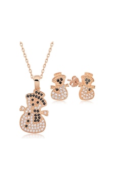 Gümüş Kardan Adam Kadın Set Çok Renkli 85637658