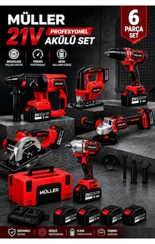 Alman Kömürsüz Motor 6'lı Profesyonel Set Kırıcı Delici Somun Sıkma Taşlama Makinesi Matkap Dekupaj Sunta Kesme Alman Kömürsüz Motor 6'lı Profesyonel Set Kırıcı Delici Somun Sıkma Taşlama Makinesi Matkap Dekupaj Sunta Kesme