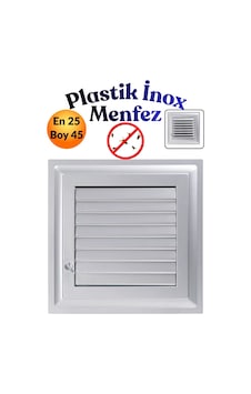 25x45 Gri Plastik Menfez - Banyo, Wc Ve Tuvalet İçin Panjurlu Havalandırma Kapağı Izgarası Pencere Panjur Sineklik Kapağı Izgarası Hava Kanalı Çıkışı Duvar Cam Kare Aspiratör Baca Teli 25 X 25 Cm 25x45 Gri Plastik Menfez - Banyo, Wc Ve Tuvalet İçin Panjurlu Havalandırma Kapağı Izgarası Pencere Panjur Sineklik Kapağı Izgarası Hava Kanalı Çıkışı Duvar Cam Kare Aspiratör Baca Teli 25 X 25 Cm