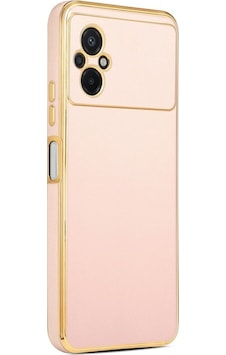 Xiaomi Poco M5 Kılıf Zore Bark Kapak Rose Gold Xiaomi Poco M5 Kılıf Zore Bark Kapak Rose Gold