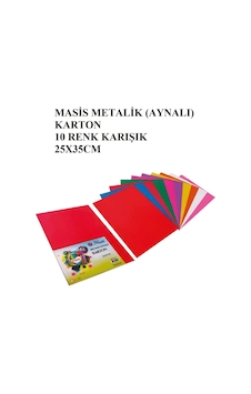Karmaofis 25x35 Cm Metalik Kağıt 10'lu Karışık Renk