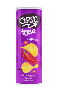 5 Adet Cipso Tube Paprika Aromalı Cips 160 G 5 Adet Cipso Tube Paprika Aromalı Cips 160 G
