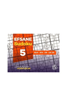 Efsane Sudoku - 5- Ahbap Kitap Efsane Sudoku - 5- Ahbap Kitap