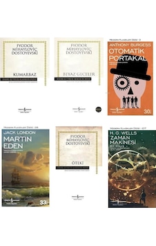 Kumarbaz + Beyaz Geceler + Otomatik Portakal + Martin Eden + Öteki + Zaman Makinasi 6 Set
