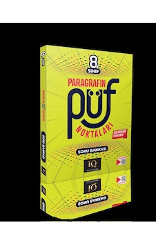 Iq 8. Sınıf Paragrafın Püf Noktaları Soru Bankası Iq 8. Sınıf Paragrafın Püf Noktaları Soru Bankası