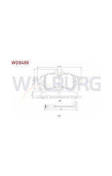 Fren Balatası Walburg Wdb488 Sprinter 2006-2018 Crafter 2006-2018 Oem 0044206920 Fren Balatası Walburg Wdb488 Sprinter 2006-2018 Crafter 2006-2018 Oem 0044206920