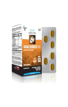 Zade Vital Kabak Çekirdeği Yağı 320 Mg 60 Kapsül Zade Vital Kabak Çekirdeği Yağı 320 Mg 60 Kapsül