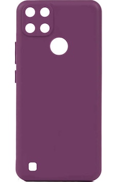 Realme C21y Kılıf Zore Biye Silikon Mor Realme C21y Kılıf Zore Biye Silikon Mor