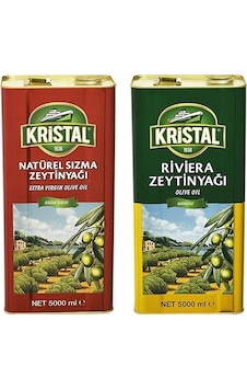 Kristal Naturel Sızma ve Riviera Zeytinyağı 2 x 5 L Kristal Naturel Sızma ve Riviera Zeytinyağı 2 x 5 L
