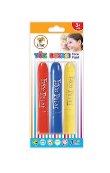 Lino Yüz Boyası 3 Renk Karışık Lino Yüz Boyası 3 Renk Karışık