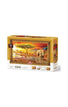 Savana'nın Kralları 1000 Parça Çerçeveli Puzzle Savana'nın Kralları 1000 Parça Çerçeveli Puzzle