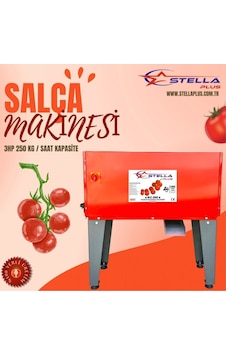 Plus Slc-250 3hp 250 Kg / Saat Kapasiteli Salça Makinesi