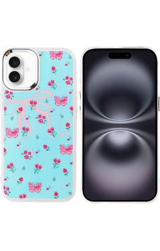 Apple Uyumlu iPhone 16 Kılıf Airbag Tasarımlı Zore Hadra Kapak Kelebek Apple Uyumlu iPhone 16 Kılıf Airbag Tasarımlı Zore Hadra Kapak Kelebek