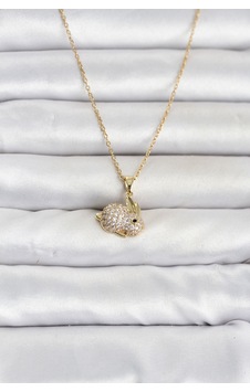 316l Çelik Zincir Gold Renk Zirkon Taşlı Tavşan Model Kadın Kolye Tj-bko11070 Gümüş 316l Çelik Zincir Gold Renk Zirkon Taşlı Tavşan Model Kadın Kolye Tj-bko11070 Gümüş