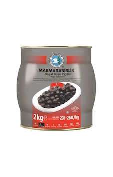 Marmarabirlik Yağlı Salamura 231-260 KB L Siyah Zeytin 2 KG Marmarabirlik Yağlı Salamura 231-260 KB L Siyah Zeytin 2 KG