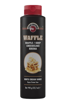 Waffle Ve Krep İçin Beyaz Krema Sosu 940 Gr Waffle Ve Krep İçin Beyaz Krema Sosu 940 Gr