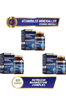 Nutraxin Magnesium Complex Vitamin B6 3 x 60 Tablet