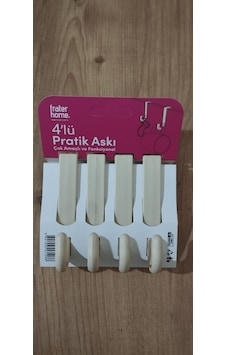 4'lü Pratik Askı Krem 4'lü Pratik Askı Krem