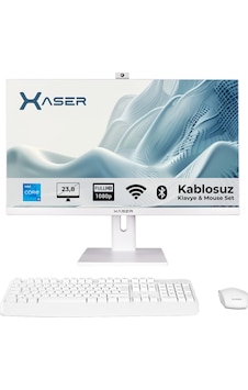 Xaser XS166 i3-12100 8 GB 256 GB SSD 23.8" Dos Masaüstü Oyuncu Bilgisayar Xaser XS166 i3-12100 8 GB 256 GB SSD 23.8" Dos Masaüstü Oyuncu Bilgisayar