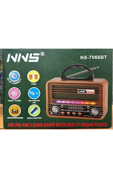 Nns Ns-7068bt Bluetooth Usb Nostaljik Şarjlı Radyo Nns Ns-7068bt Bluetooth Usb Nostaljik Şarjlı Radyo