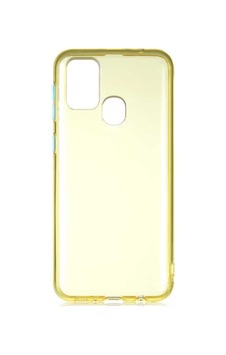 Galaxy M31 Kılıf Zore Bistro Kapak Sarı