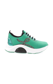 Dgn 1013-22y Kadın Bağcıklı Yan Sılver Taşlı Strech Kalın Taban Sneakers Ayakkabı Yeşil Dgn 1013-22y Kadın Bağcıklı Yan Sılver Taşlı Strech Kalın Taban Sneakers Ayakkabı Yeşil