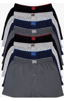 Tutku Penye Boxer 6 Lı Çok Renkli Tutku Penye Boxer 6 Lı Çok Renkli