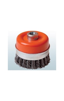 Leo Burgulu Çanak Tel Fırça . Çelik Kuşaklı 125 Mm Leo Burgulu Çanak Tel Fırça . Çelik Kuşaklı 125 Mm