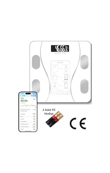 Alc Smart Body Scale Akıllı Banyo Baskülü Yağ Su Kas Vücut Tartı Alc Smart Body Scale Akıllı Banyo Baskülü Yağ Su Kas Vücut Tartı