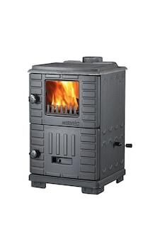 Meriç MR-1020 Lux Tuğlalı Mat Şömine Odun Kömür Sobası Meriç MR-1020 Lux Tuğlalı Mat Şömine Odun Kömür Sobası