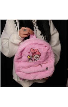 Çılgıntrend Sanrio Kawai Karrakterleri Kitty -melody -kuromi Peluş Sırt Çantası pembe Çılgıntrend Sanrio Kawai Karrakterleri Kitty -melody -kuromi Peluş Sırt Çantası pembe