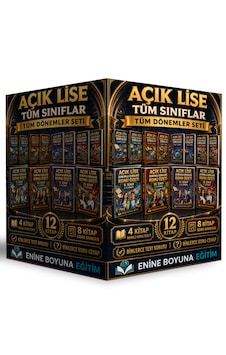 Açık Lise Tüm Sınıflar Ve Tüm Dönemler Seti 12 Kitap Açık Lise Tüm Sınıflar Ve Tüm Dönemler Seti 12 Kitap