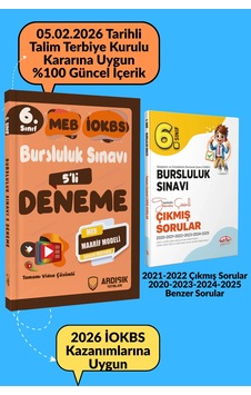 Editör Yayınları 6. Sınıf Bursluluk Sınavı Çıkmış Sorular Benzer Sorular + Bursluluk Deneme Sınavı Editör Yayınları 6. Sınıf Bursluluk Sınavı Çıkmış Sorular Benzer Sorular + Bursluluk Deneme Sınavı