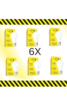 Lorex 9w Beyaz Işık Led Ampul 6adet Lorex 9w Beyaz Işık Led Ampul 6adet