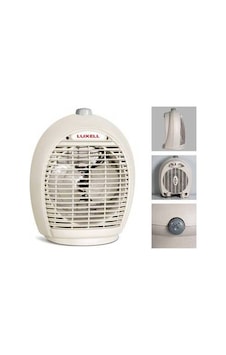 Luxell Lx-6331 Beyaz Isıtıcı Fan 1000+1000 Watt 3 Farklı Kademede