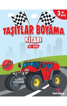 Taşıtlar Boyama Kitabı- Yeti Kitap